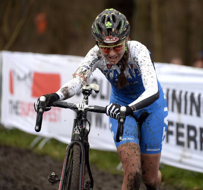 L&#39;impresa di Eva Lechner a Hoogerheide, argento ai mondiali di ciclocross. Bettini